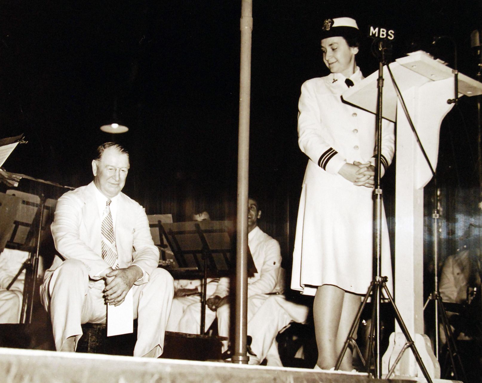 1942: First woman line officer in Navy